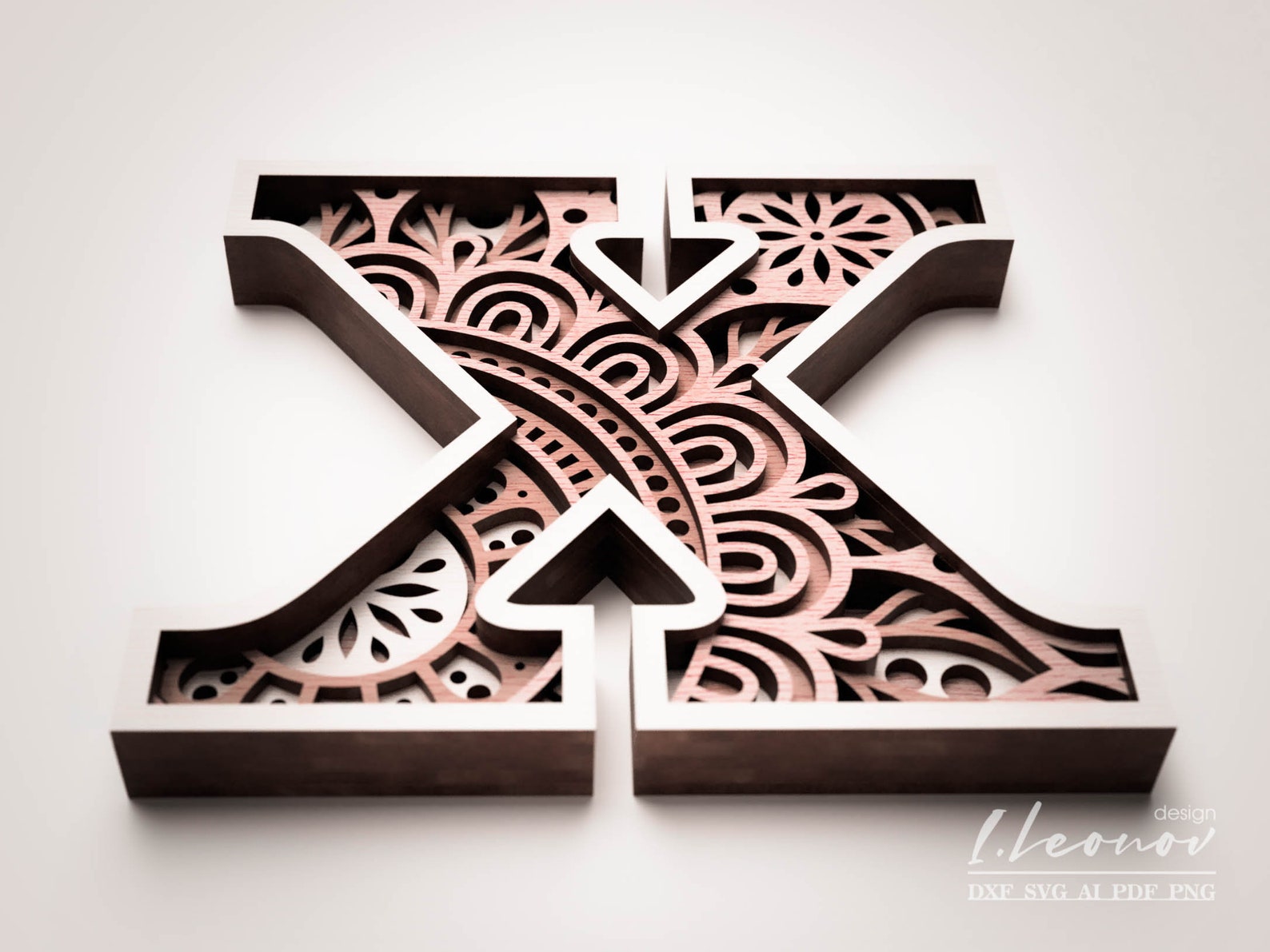 Laser Cut DXF Letter X DXF Alphabet Letter X Laser Cut | Etsy