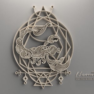 Scorpio Zodiac Sign, Multilayer Scorpio wall decoration,Scorpio DXF, Scorpio SVG files for Cricut, Layered Scorpio, Laser Cut Fish