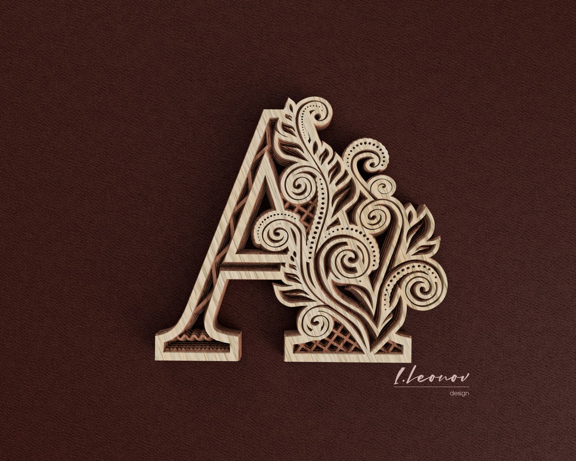 Laser Cut DXF Letter A DXF Alphabet Letter A Laser Cut Etsy Australia