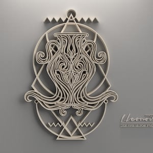Aquarius Zodiac Sign, Multilayer Aquarius wall decoration, Aquarius DXF,Aquarius SVG files for Cricut, Layered Aquarius, Laser Cut Aquarius