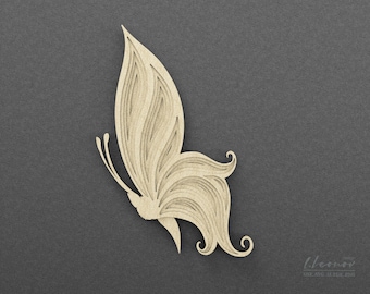 Butterfly multilayer project for laser cut. Digital layer wall decoration for laser cutters. Digital project for laser cutters