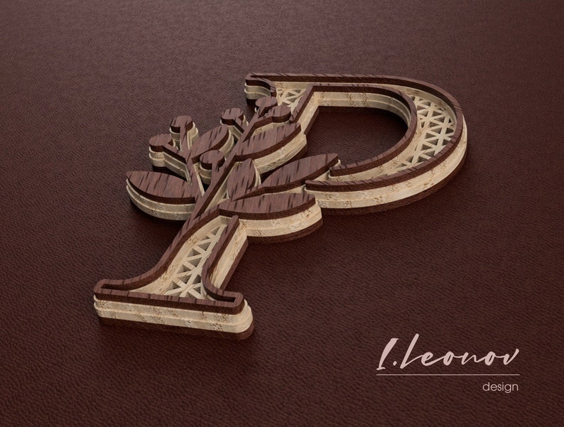 Laser Cut DXF Letter P, DXF Alphabet Letter P, Laser Cut Letter ...