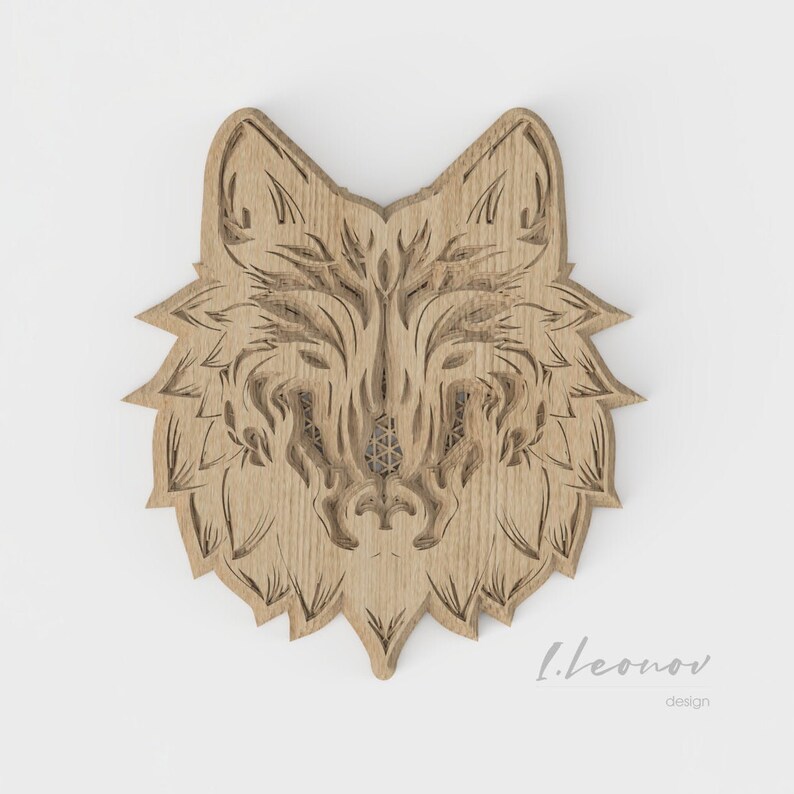 Free Free Layered Wolf Svg 575 SVG PNG EPS DXF File