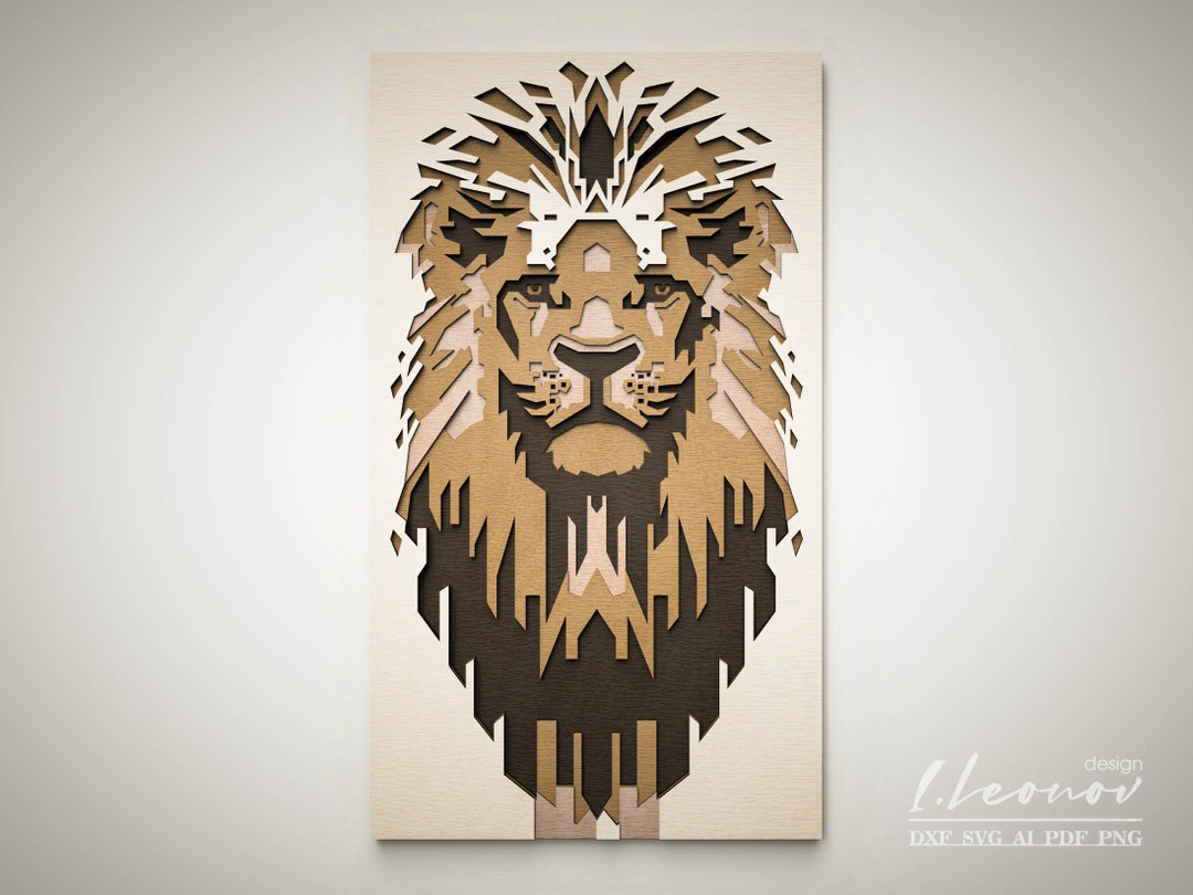 Society6 ケース Lion by Felicia Atanasiu The Black Lion With Blue Eyes In The Jungle - Canvas Wall