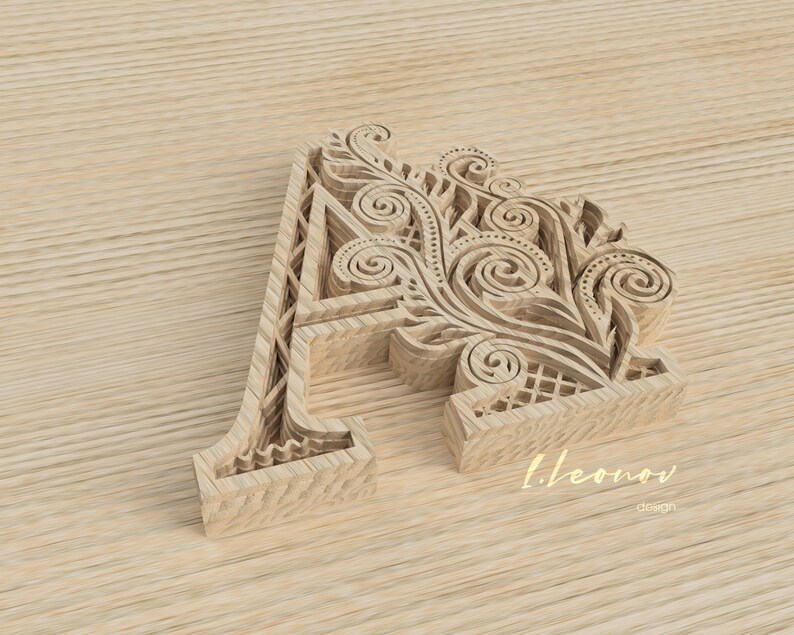 Laser Cut DXF Letter A DXF Alphabet Letter A Laser Cut Etsy Australia