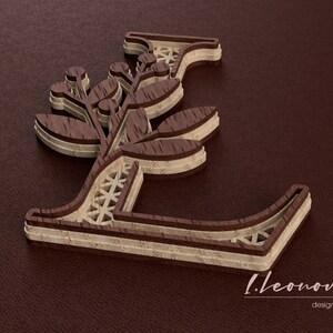 Laser Cut DXF Letter L DXF Alphabet Letter L, Laser Cut Letter ...