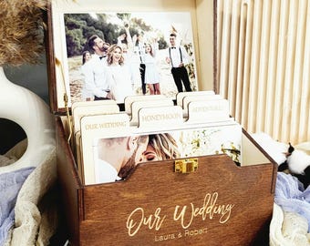 Family Photo Box With Dividers Custom Print Box 4x6, 5x7 Photo Box Photography Photo Box Photo Packaging Wedding Memory Box Keepsake Box
