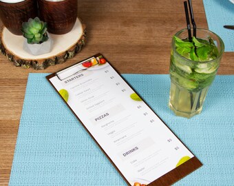 Scan Menu Sign Custom QR Code Menu With Logo Personalized QR Code Sign ...