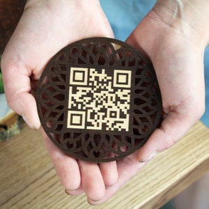 Signo de menú de escaneo Menú de código QR personalizado con logotipo Signo de código QR personalizado Menú digital Signo de menú de escaneo Menú sin contacto Signo de enlaces sociales