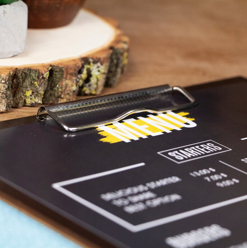 Restaurant Menu Board Table Menu Folder Table Menu Stand Bar Menu ...