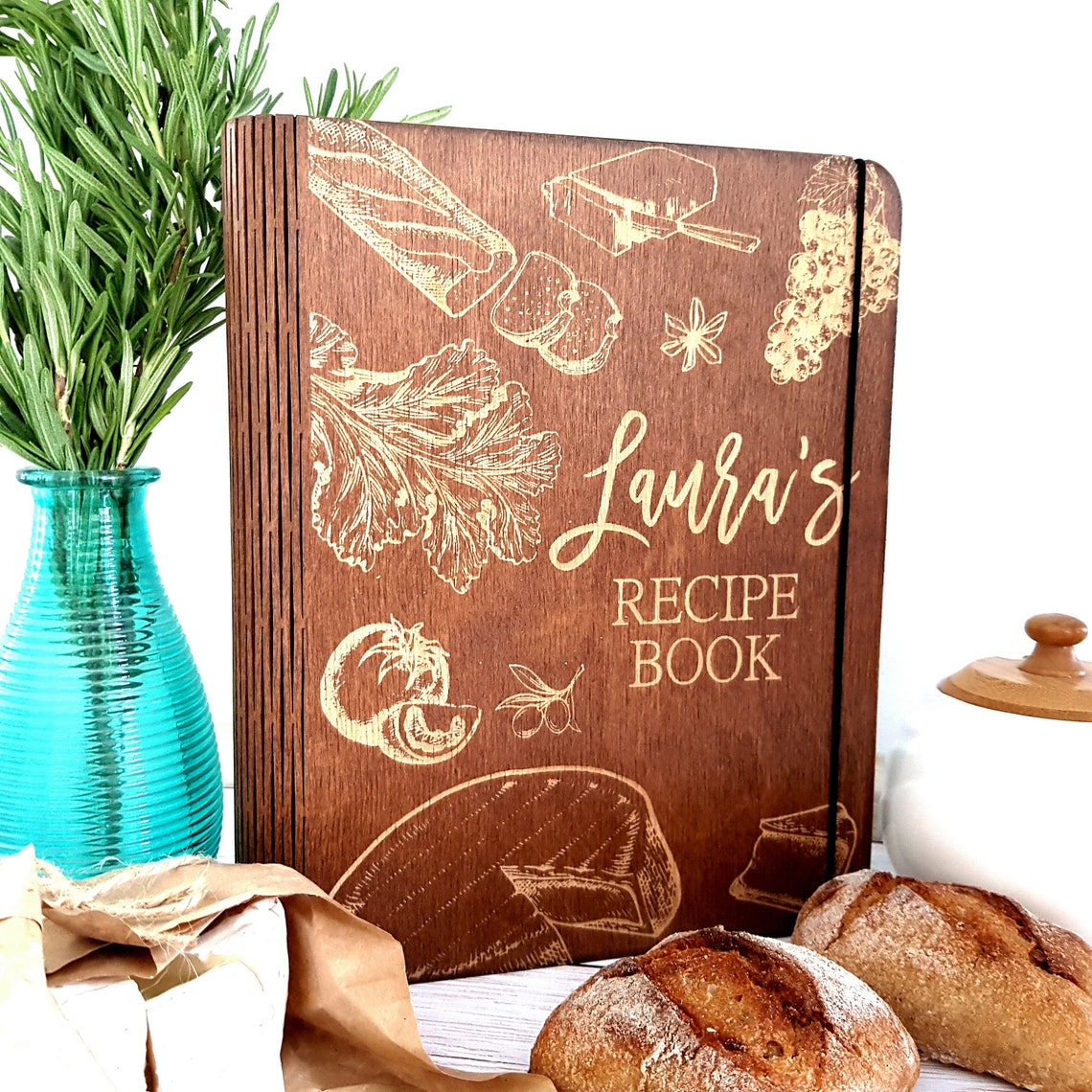 Family Recipe Book Personalized Cookbook Personalized Mother Etsy