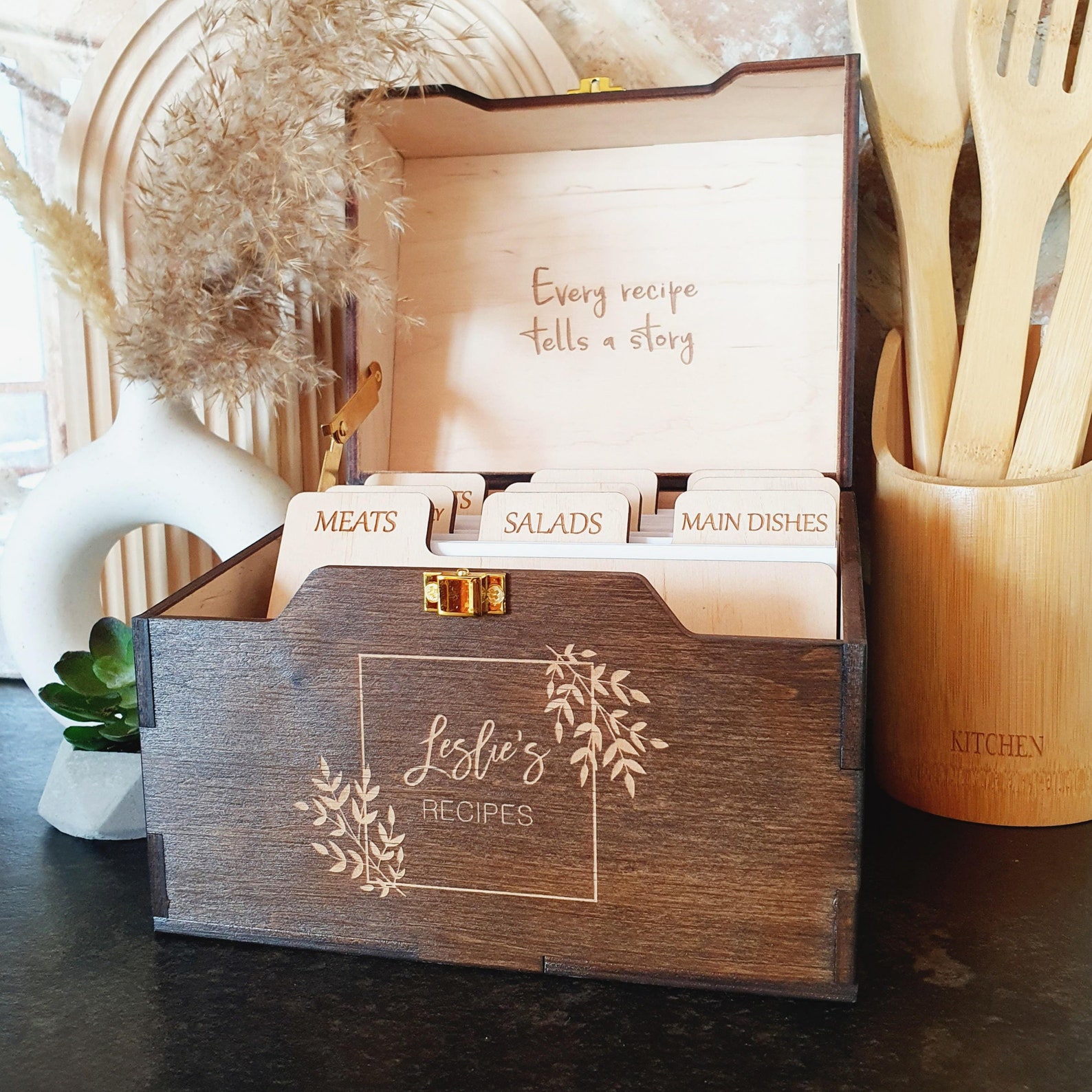 Personalized Recipe Box