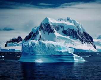 Antarctica Landscape Digital Art png