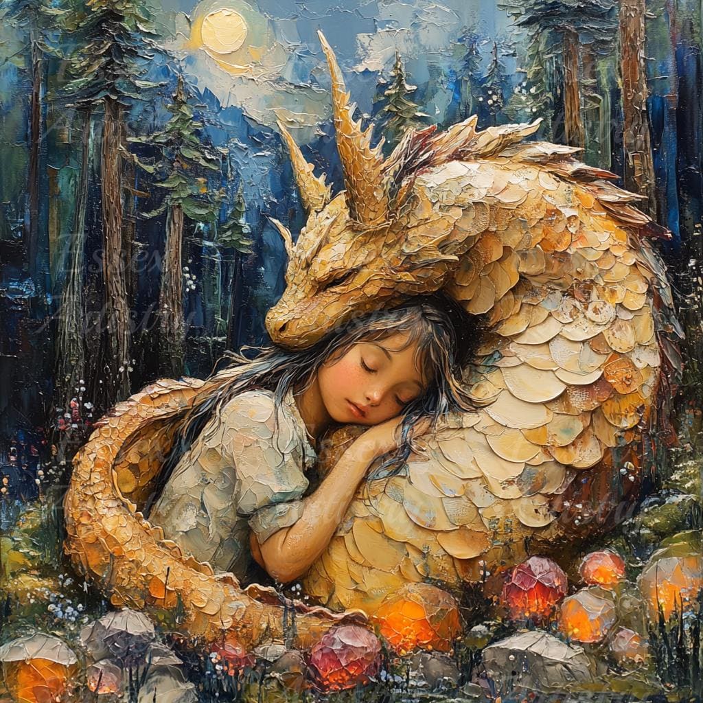 Magical Dragon Fantasy Art Prints – Whimsical Digital Downloads for ...