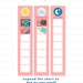 Pink Kids Routine Chart Printable Daily Task Charts Chore - Etsy
