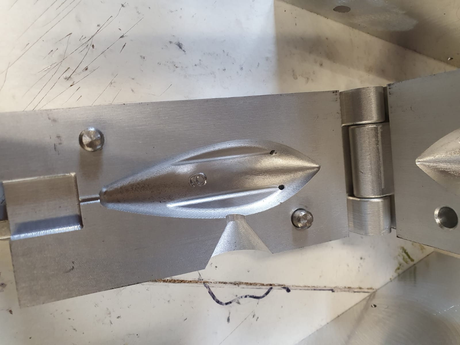 Lead fishing weight molds Torpedo 130 g. 4,58 oz fishing aluminum mold  Torpedo