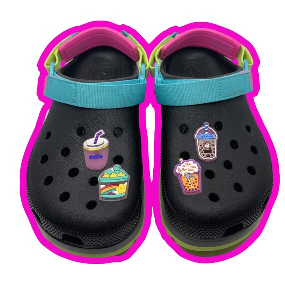 Boba Tea Crocs Charms/asian Drink Crocs Jibbitz/ Cute Crocs Etsy