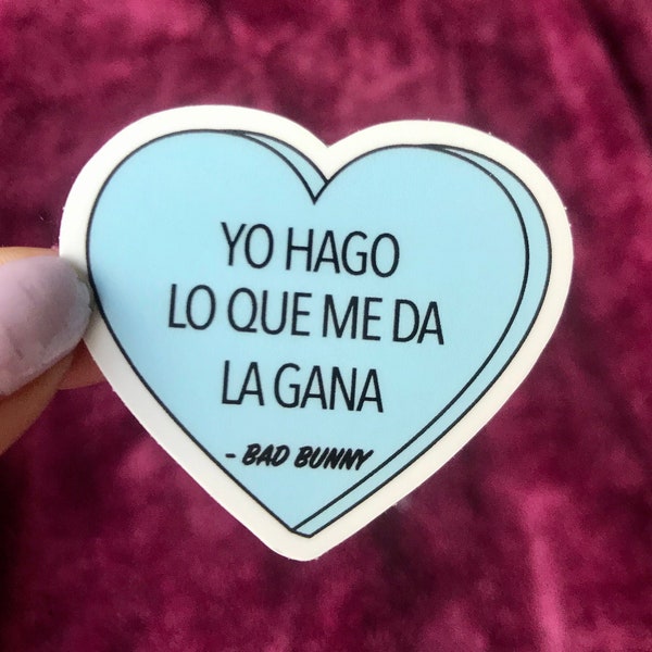 YHLQMDLG Bad Bunny Sticker