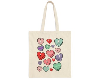 Valentine Tote Bag, Bad Bunny Tote Bag, Bad Bunny Gift, XOXO Bad Bunny, Bad Bunny Heart, Valentines Gift, Bad Bunny Gift, Canvas Tote Bag