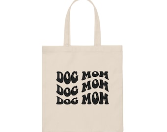 Dog Mom Tote, Totes, Dog Overnight Bags, Cute Tote Bags, Dog Tote Bag, Dog Accessories, Gifts for Dog Moms, Dog Mom