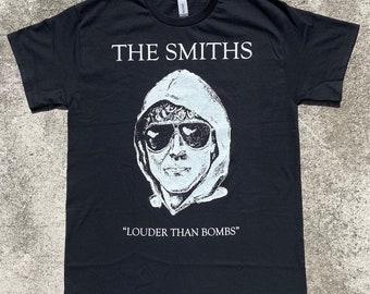 Het Smiths "Louder Than Bombs" T-shirt ZEEFDRUKT