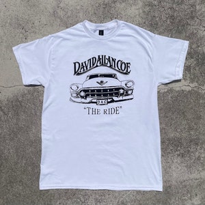 David Allan Coe &quot;The Ride&quot; tee shirt SCREEN PRINTED
