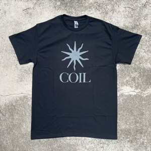 Coil tee shirt SCREEN PRINTED