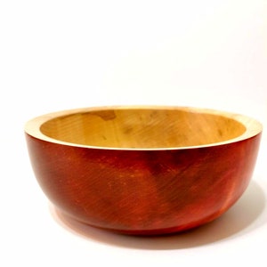 Red Sycamore Fruit Bowl