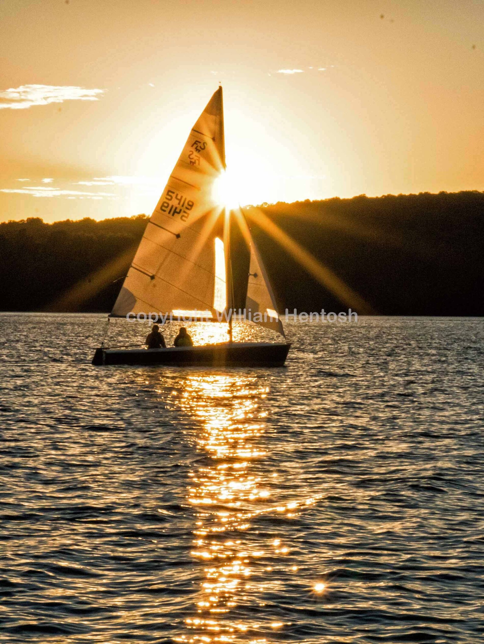Velero puesta de sol fotografía Escocés Volador veleros Etsy