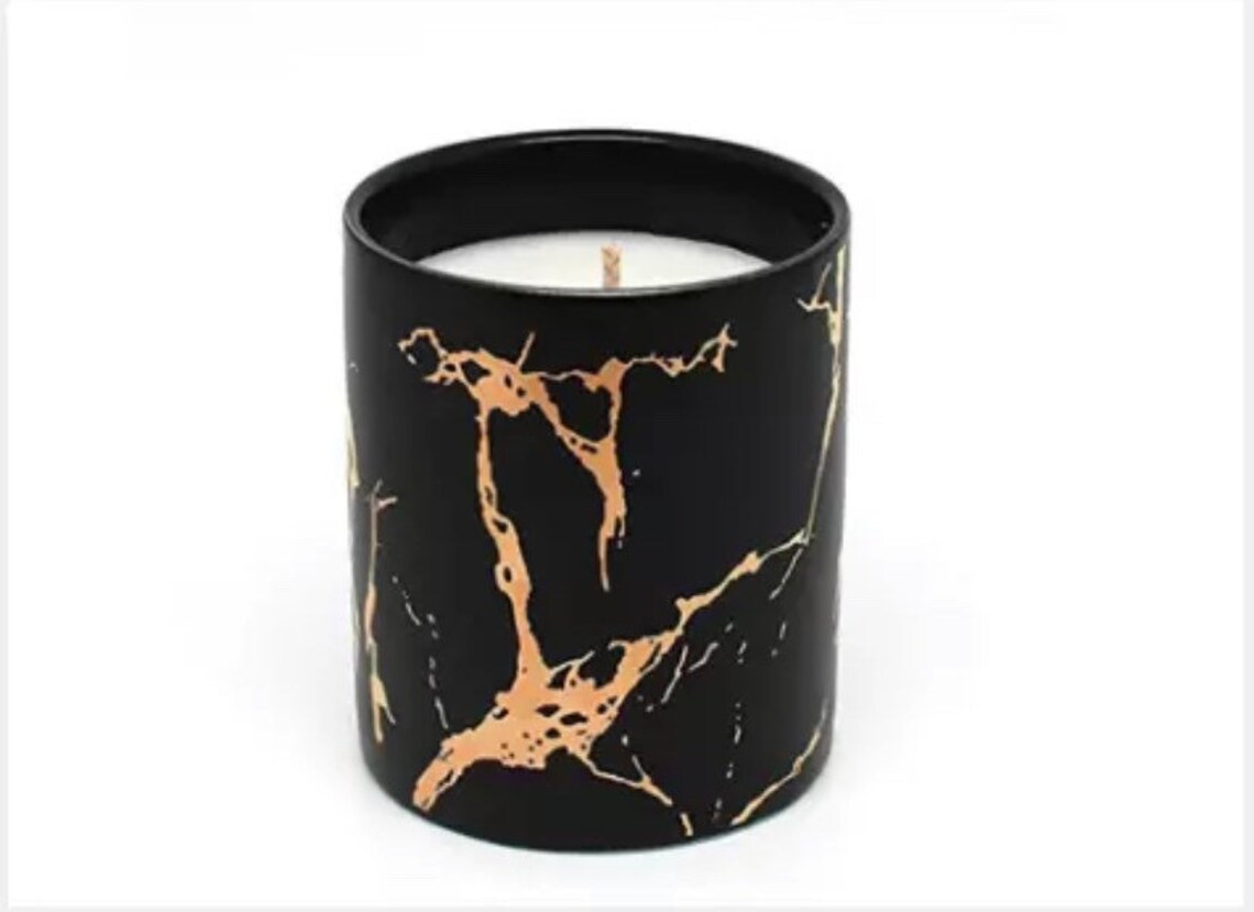 Marble Empty Candle Jars 8 Oz. Etsy Australia