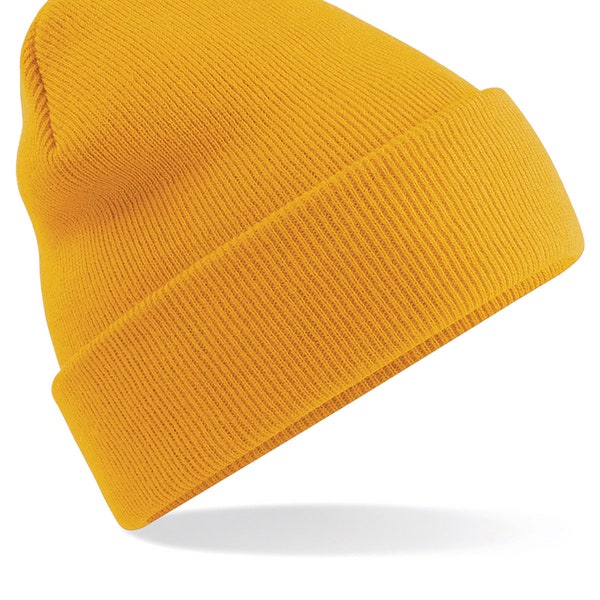 Mustard Beanie Hat (Christmas / Winter Warm, Comfortable Beanie Hat)