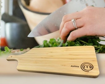 Personalised MasterChef laser engraved chopping board
