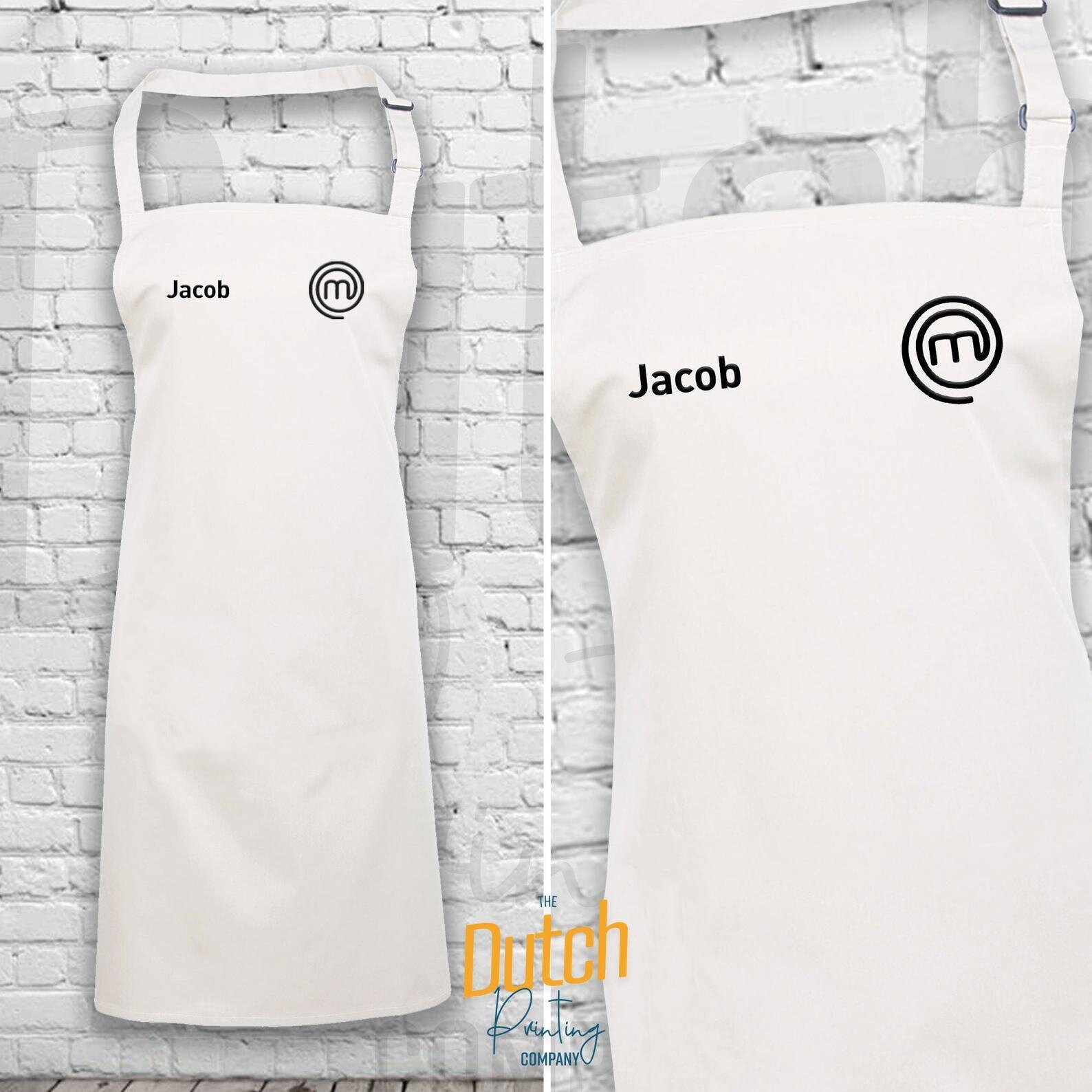 Delantal MasterChef impreso personalizado Nombre personalizado