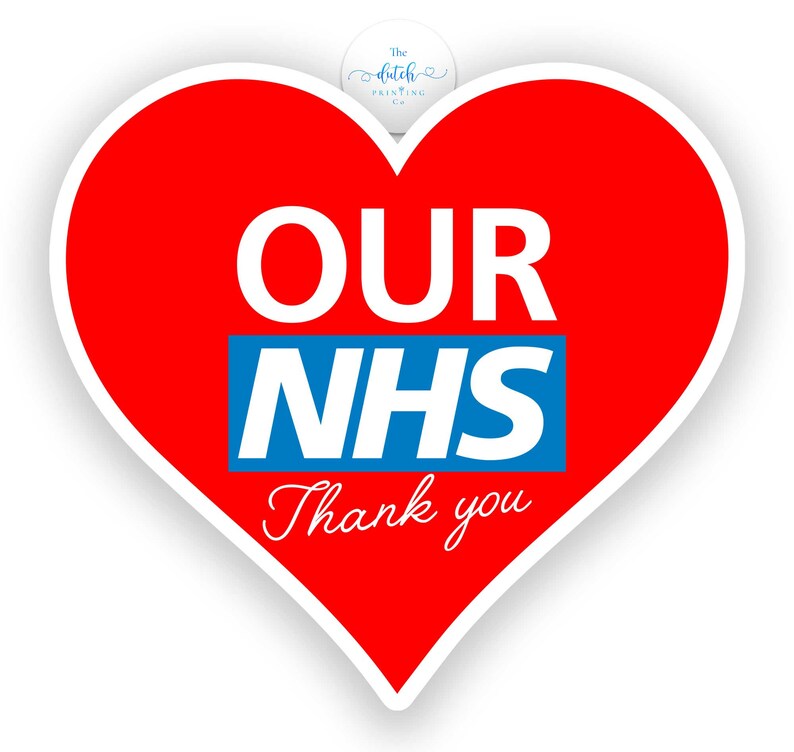 LOVE OUR NHS. Save our nhs stickers. Stay at Home small car Etsy