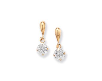 girls 9ct gold studs