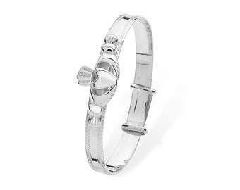 claddagh christening bracelets