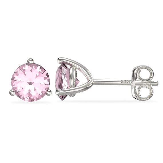 Orecchini Regalo Confezionati Orecchini A Perlo In Argento Sterling 925 Con Zirconi Cubici - Nuovi, Senza Etichette, Con Confezione Regalo Orecchini Argento 925 Zirconio