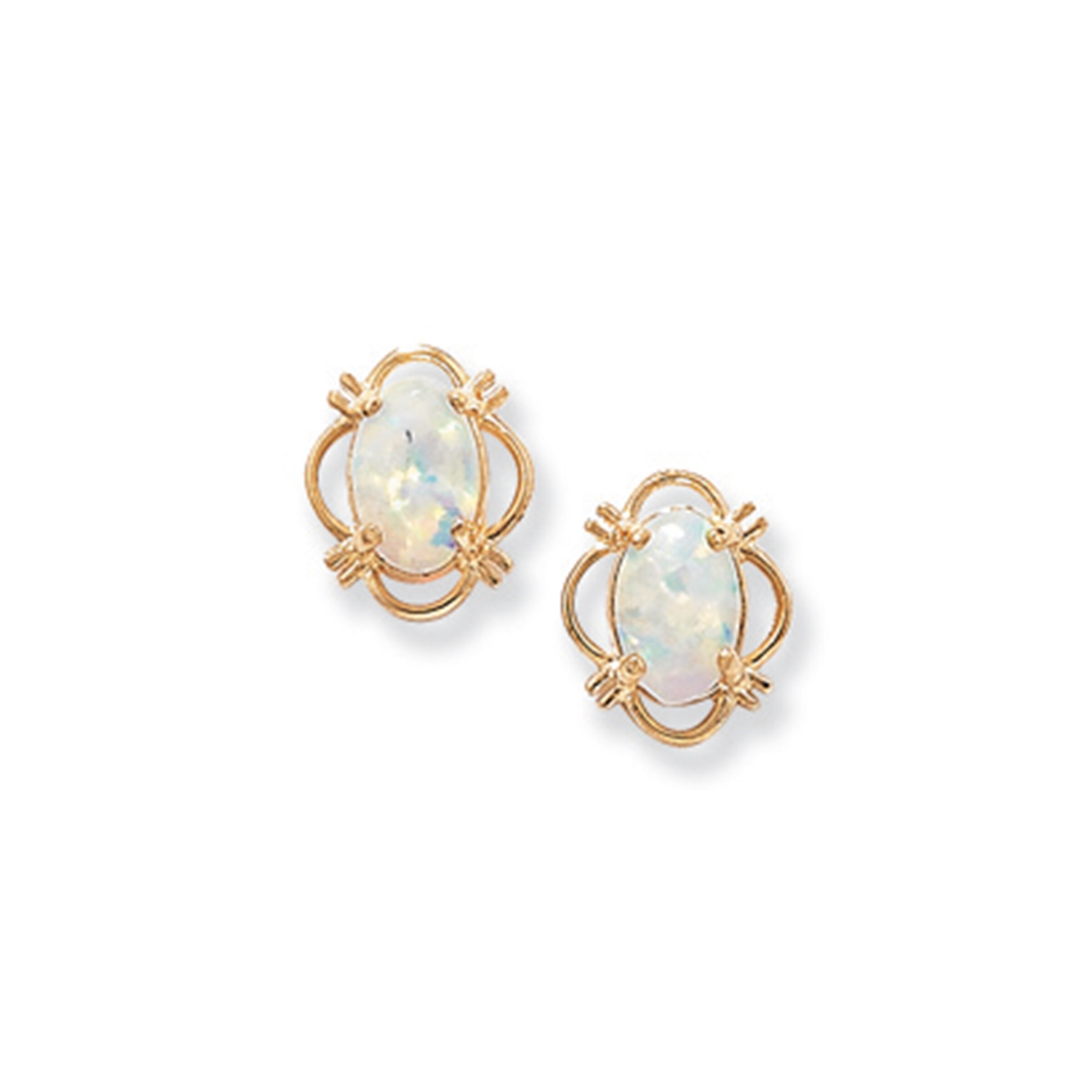 Aeon - Orecchini A Perno In Oro 9 Kt, Con Zirconia Cubica