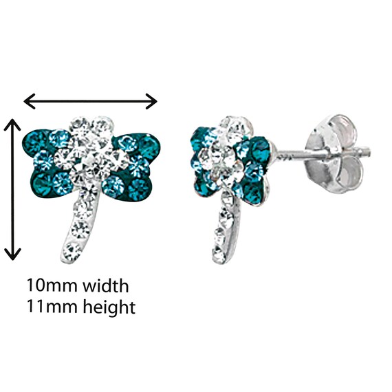 Nuovi orecchini in argento sterling 925 libellula per le donne