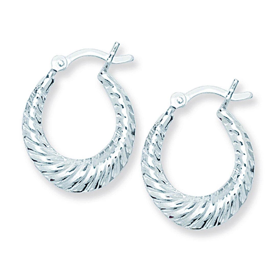 Orecchini creoli a cerchio da 24 mm in argento sterling 925 genuini con delfino saltatore - Italia