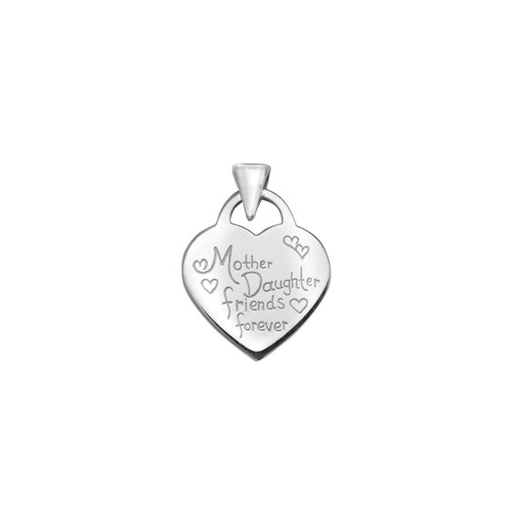 Aeon Collana in argento Sterling 925 con ciondolo a forma di cuore, con panno lucidante incluso, idea regalo per le occasioni speciali per le madri e le mamme che aspettano