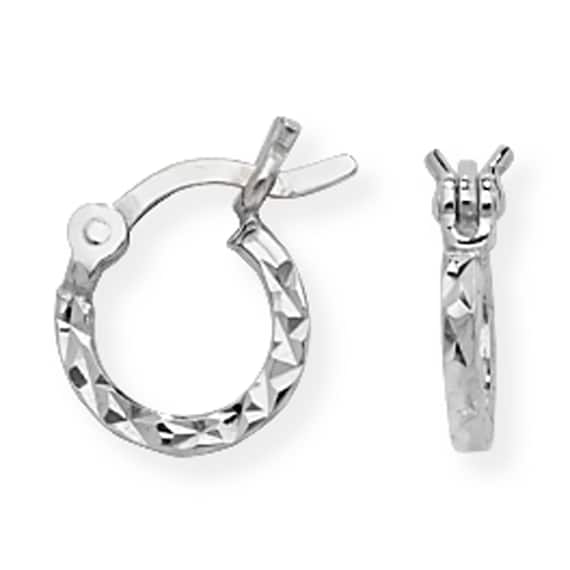 SE363 RINNTIN gioielli ipoallergenici placcati in oro 14K orecchini a cerchio intrecciati in argento Sterling 925 gioielli da donna per il matrimonio