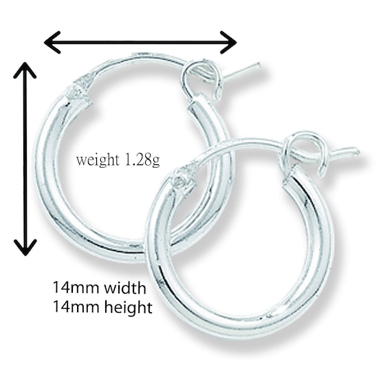 Orecchini 14 Mm Clips In Argento 925 – Linea Italia Gioielli - Foto 3