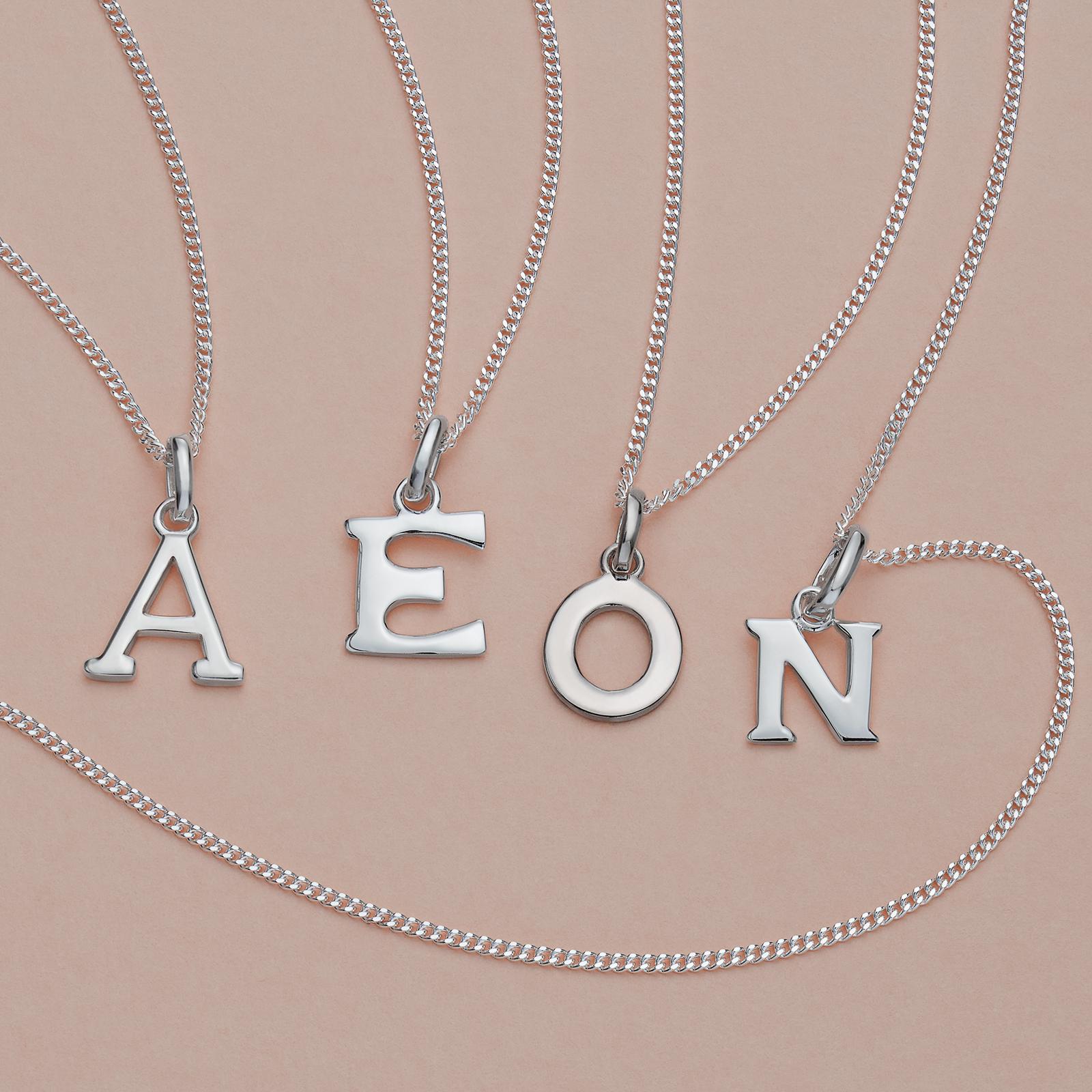 Pendentif Initiale Lettre O En Argent 925 - Classique Et Neuf Avec étiquettes