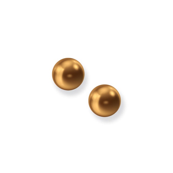 9ct Gold Diamond-cut Leaf Stud Earrings | Prouds