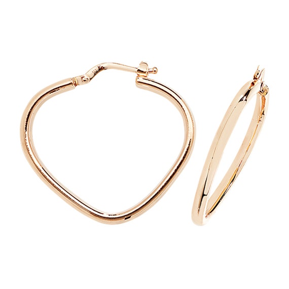 Aeon 9ct Gold Hoop Earrings. 29mm31mm. Hypoallergenic 9ct Gold