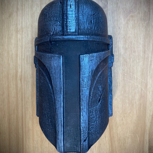 Mandalorian tiki style wall decor