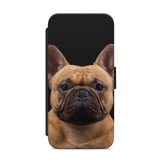 French Bulldog Phone Case Wallet - Brown French Bulldog Phone Case Wallet - Brown