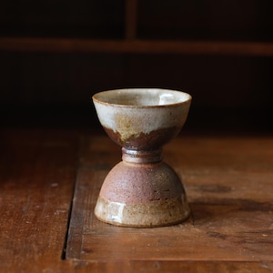 Woodfired local clay tea bowls set of two. Handmade stoneware tea bowl made from local clay. Handmade pottery teaware. 2 sake cups. 50ml