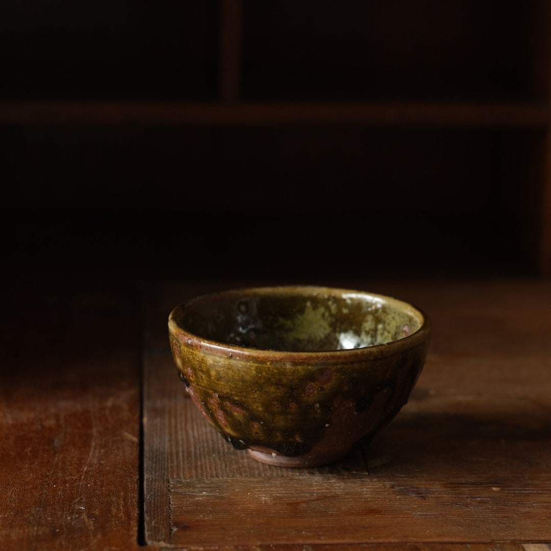 Woodfired Wild Clay Tea Bowl. Handmade Stoneware Tea Cup. Wheelthrown ...